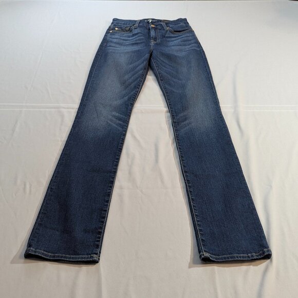 7 For All Mankind Size 26 Kimmie Straight Leg Jeans - Picture 11 of 13